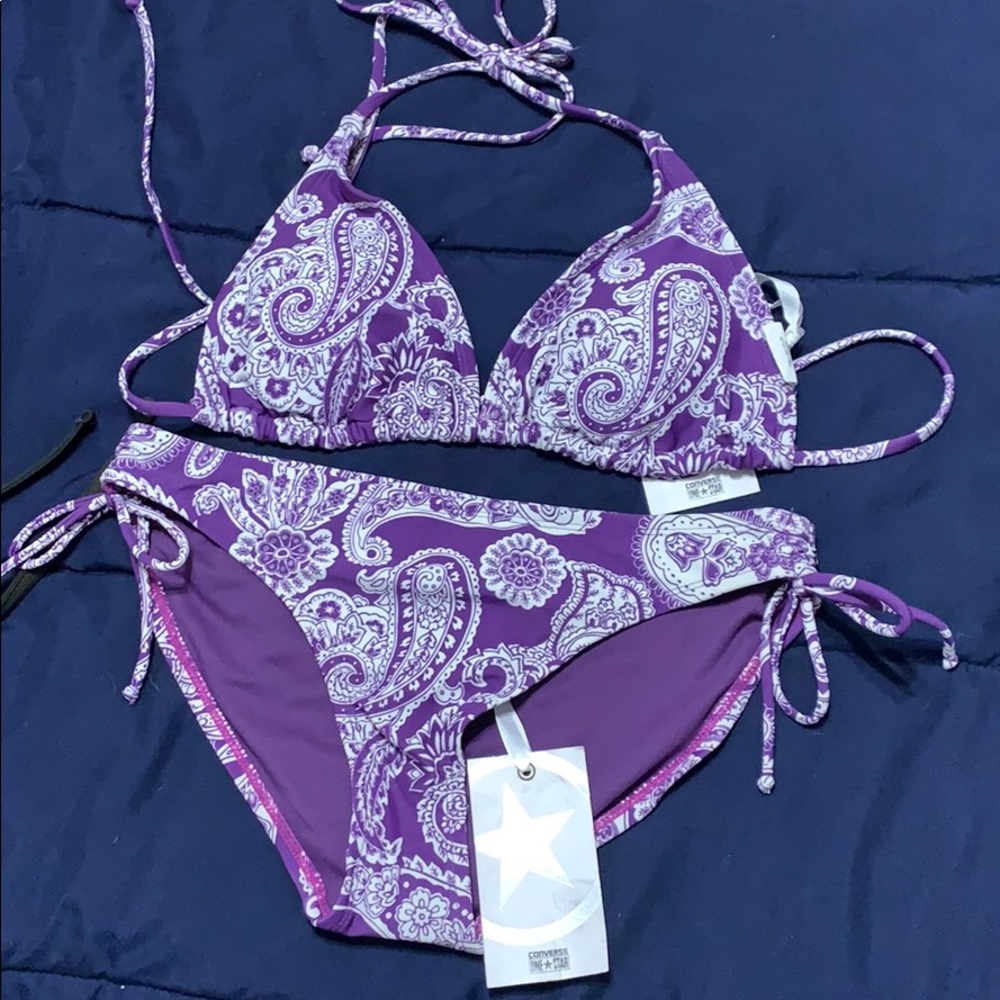 Paisley swim suit